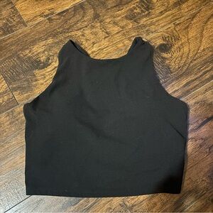 Athleta | Black Crop Top Sports Bra